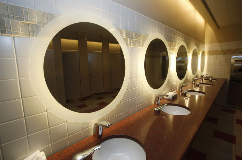 Monona Terrace bathroom sinks